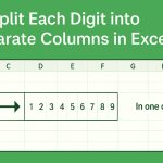 แยกตัวเลขออกเป็นตัวๆ คนละคอลัมน์ — สูตร Excel แยกตัวเลขไปคนละคอลัมน์ English title: Split Each Digit into Separate Columns in ExcelExcel