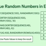 สุ่มตัวเลขแบบไม่ซ้ำใน Excel (Unique Random Numbers)