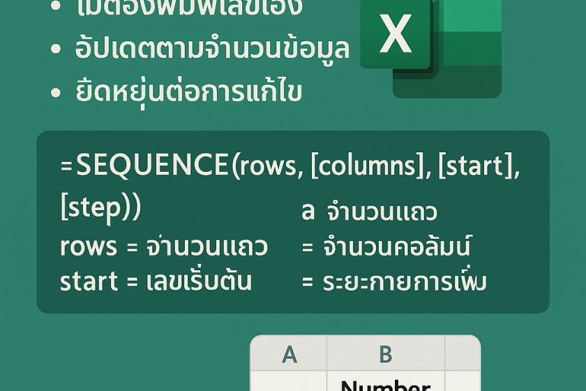 Sequence excel 108 how to 