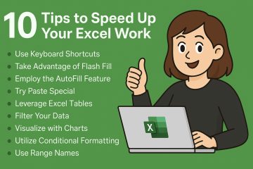 10 ทริค Excel ทำงานให้เร็วขึ้น ใช้งานได้จริง ทั้งสูตร คีย์ลัด และเทคนิคการจัดการข้อมูลใน Excel