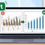 ภาพประกอบการสร้างกราฟ Excel ให้อ่านง่ายและไม่รก