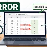 ภาพประกอบสูตร Excel IFERROR สำหรับแก้ Error ในตาราง