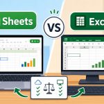 ภาพประกอบเปรียบเทียบ Google Sheets กับ Excel