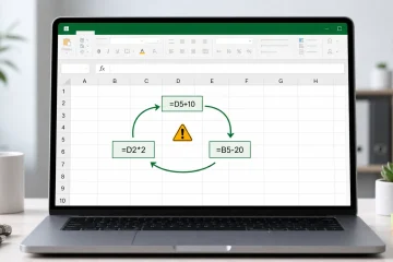 แก้ Excel ขึ้น Circular Reference สูตรวนกลับตัวเอง